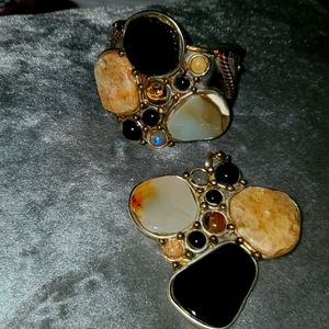 Handmade Cuff Bracelet with Pendant Stunning !!